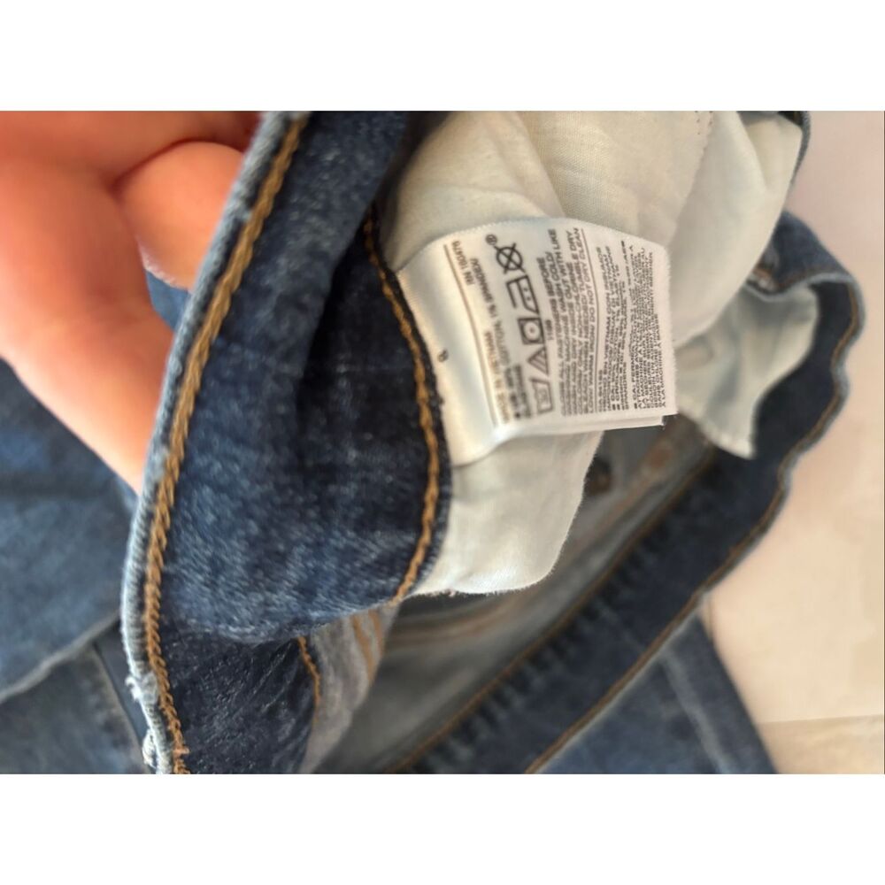 Old Navy Mid Rise Boyfriend Size 8 Dark Wash Women Jeans - Picture 6 of 6